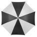 Parapluie automatique bicolore à poignée arrondie, parapluie standard Werbung