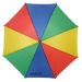 Parapluie automatique bicolore à poignée arrondie Geschäftsgeschenk