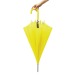 Parapluie automatique bicolore à poignée arrondie, parapluie standard Werbung