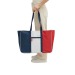 Tricolor Strandtasche, Strandtasche Werbung