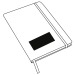 a5-Notizbuch mit festem Einband und Ton-in-Ton-Gummiband, Notizbuch mit Hardcover Werbung