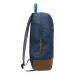 Rucksack mit lustigem Wildlederboden, Rucksack Werbung