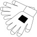 Tastbarer Handschuh "Operate, Tasthandschuh Werbung