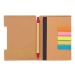Bloc-notes à couverture rigide avec marque-pages repositionnables, bloc-notes Werbung