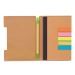 Bloc-notes à couverture rigide avec marque-pages repositionnables, bloc-notes Werbung