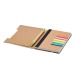 Bloc-notes à couverture rigide avec marque-pages repositionnables Geschäftsgeschenk