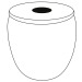 Doppelwandiger Glasbecher 25cl, Tasse aus Glas Werbung