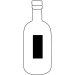 Gourde en verre, Bouteille en verre Werbung