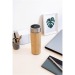 Isothermischer Becher BAMBOO TEMP, Isolierender Reisebecher Werbung