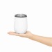 Isothermischer Becher BOWLY, Isolierender Reisebecher Werbung