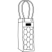 Sac isotherme Ice cube, porte-bouteilles Werbung
