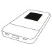 Powerbank avec câbles, Batterie de secours ou powerbank Werbung