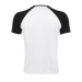 Funkiges Raglan-T-Shirt zweifarbig, Klassisches T-Shirt Werbung