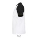 Funkiges Raglan-T-Shirt zweifarbig, Klassisches T-Shirt Werbung