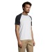 Funkiges Raglan-T-Shirt zweifarbig, Klassisches T-Shirt Werbung