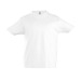 T-Shirt Rundhalsausschnitt Kind weiß 190 g Sol's - Imperial Kids - 11770b, T-Shirt Kind Werbung