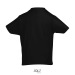 T-Shirt Rundhalsausschnitt Kind weiß 190 g Sol's - Imperial Kids - 11770b, T-Shirt Kind Werbung