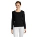 T-Shirt Frau Rundhalsausschnitt Langarm weiß sol's - majestic - 11425b, Textil Sol's Werbung