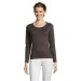 T-Shirt Frau Rundhalsausschnitt Langarm weiß sol's - majestic - 11425b, Textil Sol's Werbung