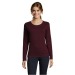 T-Shirt Frau Rundhalsausschnitt Langarm weiß sol's - majestic - 11425b, Textil Sol's Werbung