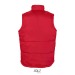 Warme Steppweste, Bodywarmer oder ärmellose Jacke Werbung