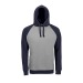 Zweifarbiges Sweatshirt Seattle, Kapuzen-Sweatshirt Werbung