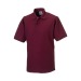 Polo polycoton blanc Workwear Russell, Textile Russell Werbung