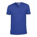 Herren-T-Shirt mit V-Ausschnitt Soft Style Gildan, Gildan-Textilien Werbung