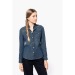 Denim Hemd Langarm Frau Kariban, Jeanshemd Werbung