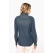 Denim Hemd Langarm Frau Kariban, Jeanshemd Werbung