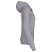 Sweatshirt mit Reißverschluss und kontrastierender Kapuze, Damen Geschäftsgeschenk
