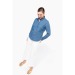 Chambray-Hemd Frau, Damenhemd Werbung