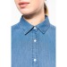 Chambray-Hemd Frau, Damenhemd Werbung