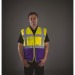 Hochsichtbare Multifunktionsweste, Warnweste Werbung