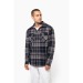 Sherpa gefüttertes Karo-Oberhemd, Überhemd Werbung