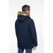 Gesteppter Parka mit abnehmbarer Kapuze aus Kunstfell, Parka Werbung
