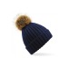 Strickmütze mit Bommel, Mütze Werbung