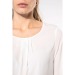 Krepp-Bluse mit langen Ärmeln, Frau - kariban, Kariban Textil Werbung