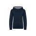 Sweat-shirt à capuche contrastée à motifs enfant unisexe, vêtement enfant Werbung