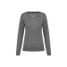 Pull Mérinos col V femme, Pull Werbung