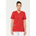 Polycotton-Bluse mit Druckknöpfen, Damen Geschäftsgeschenk