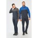 Ökologisch verantwortungsvolle zweifarbige Unisex-Microfleece-Jacke, Arbeitsjacke Werbung