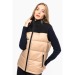 Unisex gesteppter Bodywarmer in zwei Farbtönen, Daunenjacke Werbung