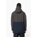 Parka 3-en-1 imperméable à capuche bicolore unisexe, Parka Werbung