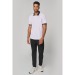 Maillot lifestyle à col polo unisexe, Polo manches courtes Werbung