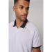 Maillot lifestyle à col polo unisexe, Polo manches courtes Werbung