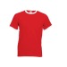 Ringer-Kontrast-T-Shirt, Klassisches T-Shirt Werbung
