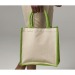 Tasche aus Jutegewebe, Tasche aus Jutegewebe Werbung