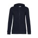 B&C Organic Zipped Hood /Women - Women's Organic Zipped Hoody - Weiß Geschäftsgeschenk