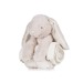 Peluche lapin avec couverture, lapin Werbung